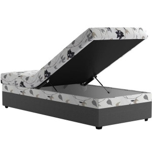 Blanar EVELINA mollino, posteľ s matracom a roštom 90x200 cm a úložným priestorom Blanar EVELINA mollino, posteľ s matracom a roštom 90x200 cm a úložným priestorom