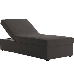 Blanar EVELINA ottawa sivá váľanda 90x200 cm s úložným priestorom a polohovaním