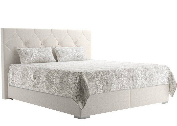 Blanar GELA krémová, manželská posteľ s úložným priestorom 180x200 cm