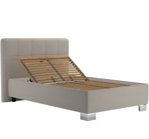 Blanar KELLY ENJOY béžová, čalúnená posteľ 120x200 cm s úložným priestorom 