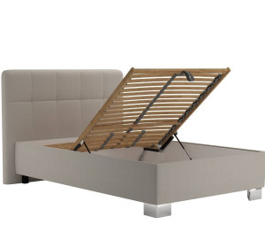 Blanar KELLY ENJOY béžová, čalúnená posteľ 120x200 cm s úložným priestorom 