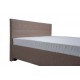 MIRKA hnedá, vysoká manželská posteľ s úložným priestorom 180x200 cm