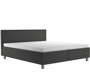 Blanar OREGON sivá, manželská posteľ s úložným priestorom 180x200 cm