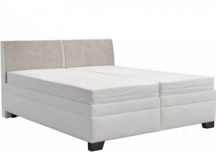 QUARTO béžová, vysoká manželská posteľ s úložným priestorom 180x200 cm