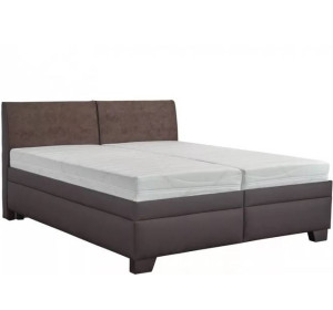 Blanar QUARTO hnedá, vysoká čalúnená posteľ s úložným priestorom 180x200 cm
