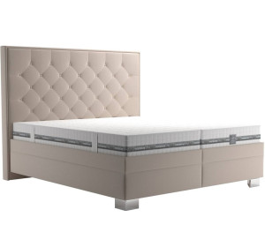 Blanar REBEKA béžová, manželská posteľ s úložným priestorom 180x200 cm