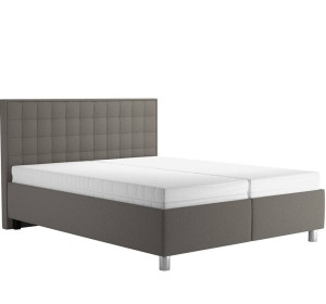 Blanar RUBY taupe hnedo-sivá, manželská posteľ s úložným priestorom 180x200 cm