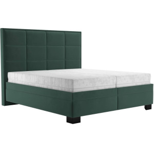 Blanar SABRINA zelená, manželská posteľ s úložným priestorom 180x200 cm