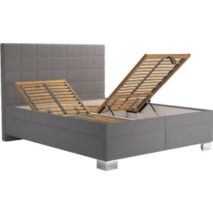 Blanar VILMA BD sivá, manželská posteľ s úložným priestorom 160x200 cm Blanar VILMA BD sivá, manželská posteľ s úložným priestorom 160x200 cm