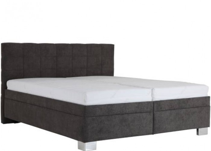 VIOLA hnedá, vysoká manželská posteľ s úložným priestorom 160x200 cm