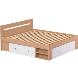 REA LARISA UP 180 buk + farebné čielko, manželská posteľ 180x200 cm s úložným priestorom