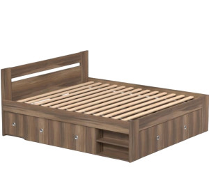 REA LARISA UP 180 orech rockpille, manželská posteľ 180x200 cm s úložným priestorom