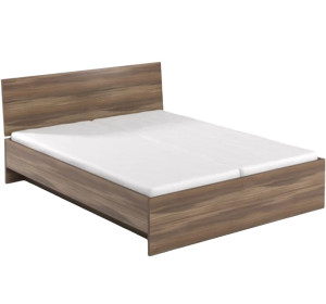 REA OXANA orech rockpille, manželská posteľ 180x200 s úložným priestorom