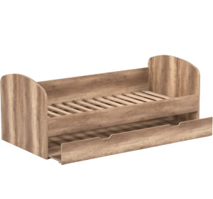 REA ABRA dub canyon, detská posteľ s prístelkou 90x200 cm