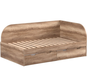 REA GARY 120P dub canyon, študentská posteľ 120x200 cm s úložným priestorom pravá REA GARY 120P dub canyon, študentská posteľ 120x200 cm s úložným priestorom pravá