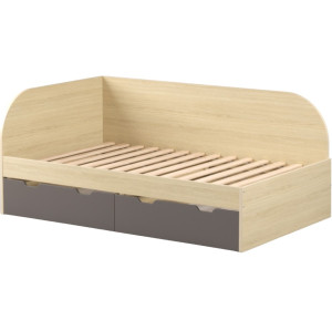 REA GARY 120L dub vicenza, študentská posteľ 120x200 cm s úložným priestorom ľavá REA GARY 120L dub vicenza, študentská posteľ 120x200 cm s úložným priestorom ľavá