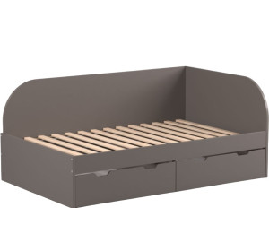 REA GARY 120P šedý grafit, študentská posteľ 120x200 cm s úložným priestorom pravá REA GARY 120P šedý grafit, študentská posteľ 120x200 cm s úložným priestorom pravá