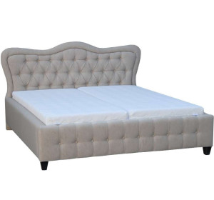 AURORA čalúnená manželská posteľ 180x200 cm s úložným priestorom