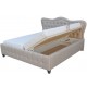 AURORA čalúnená manželská posteľ 160x200 cm s úložným priestorom