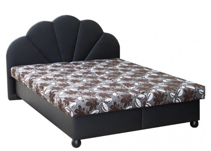 FLORA čalúnená posteľ s matracom a roštom 160x200 cm