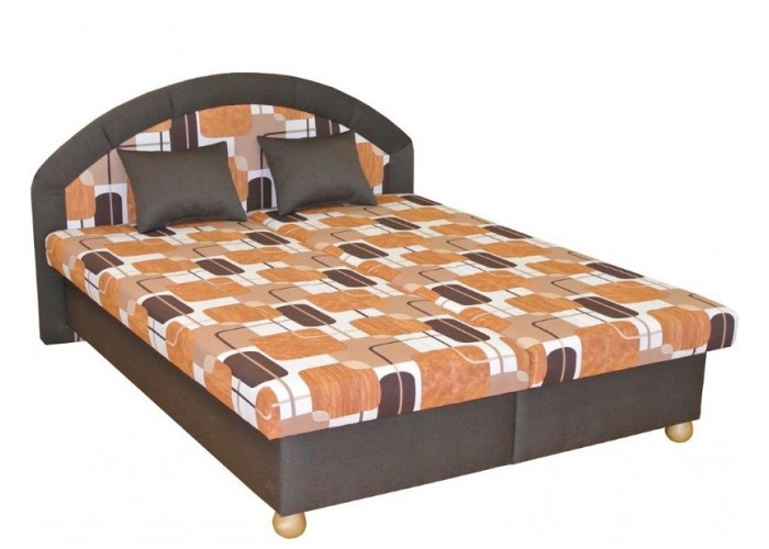LENKA I čalúnená posteľ 160x200 cm s matracom a úložným priestorom