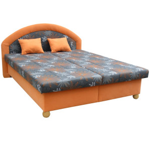 LENKA I čalúnená posteľ 160x200 cm s matracom a úložným priestorom