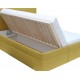 AUSTIN čalúnená manželská posteľ 180x200 cm s úložným priestorom