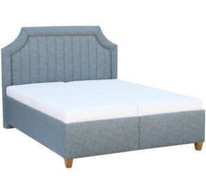 NORFOLK čalúnená posteľ 160x200 cm s úložným priestorom