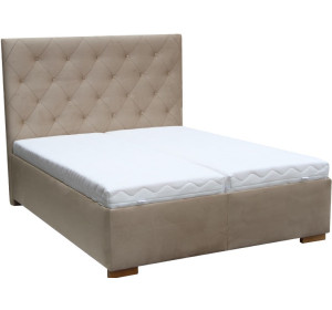 TULSA čalúnená posteľ 160x200 cm s úložným priestorom