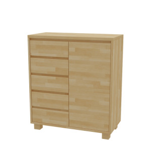 SK-D-5Z buková komoda