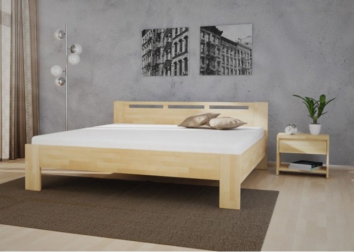 VELIA masívna manželská posteľ 160x200 cm