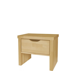 TNS 6 bukový nočný stolík, jadrový buk