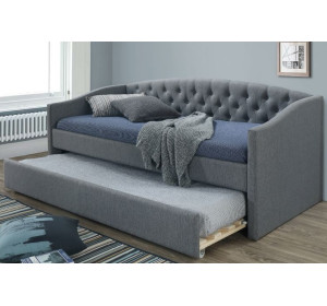 ALESSIA sivá, posteľ s prístelkou 90x200 cm