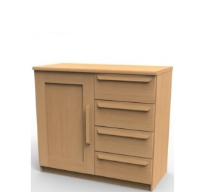 PETRA P2DZ buková/dubová komoda