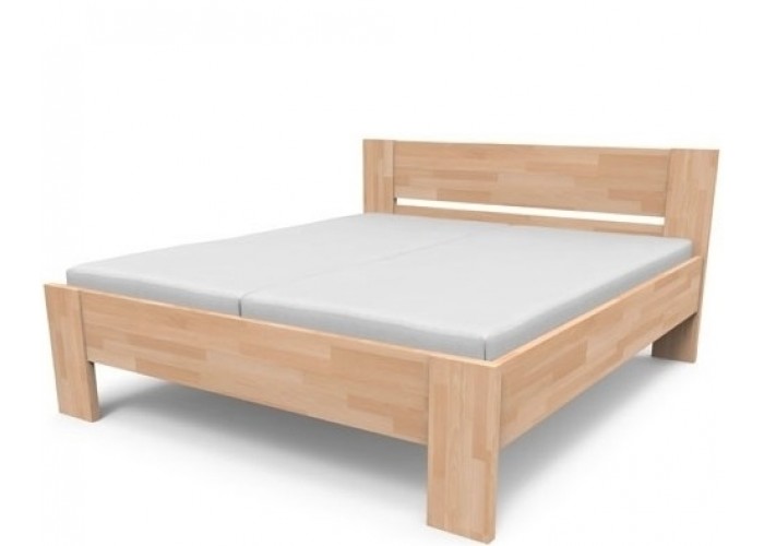 NIKOLETA 1 manželská masívna posteľ 160x200 cm