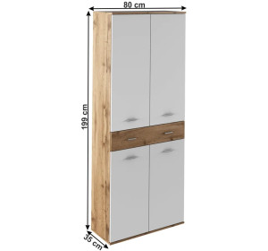 CYRIL 01 policová skriňa