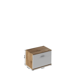 CYRIL 06 skrinka pod vešiakový panel 05