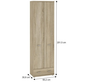 MARIO NEW A šatníková skriňa MARIO NEW A šatníková skriňa