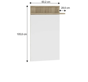 MARIO NEW E zrkadlo s policou MARIO NEW E zrkadlo s policou