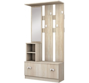 JOLA dub sonoma, vešiaková stena/predsieň