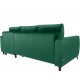 MOLI LUX 3DL zelená, rohová rozkladacia sedačka