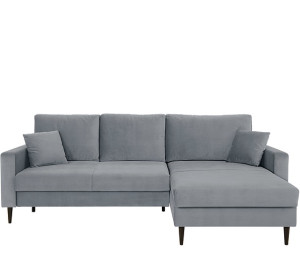 RIMI 3DL sivá, rohová rozkladacia sedačka