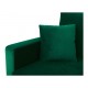 RIMI 3DL zelená, rohová rozkladacia sedačka