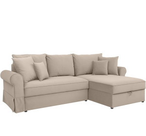 ZOYA 2DL.URBCK beige, rohová rozkladacia sedačka