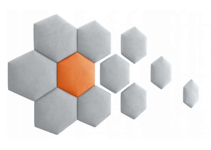 Čalúnený panel HEXAGON F