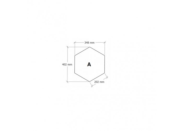 Čalúnený panel HEXAGON A