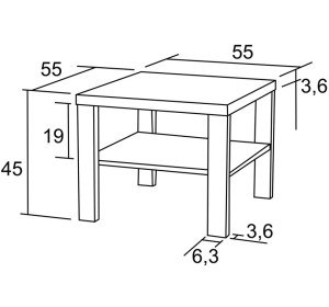 KFS116 konferenčný stolík