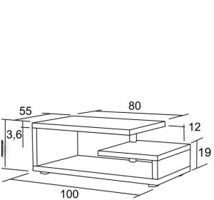 KFS119 konferenčný stolík