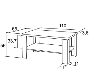 KFS132 konferenčný stolík