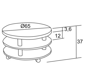 KFS142 konferenčný stolík